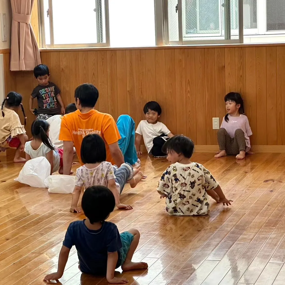 こども園で体育あそび！