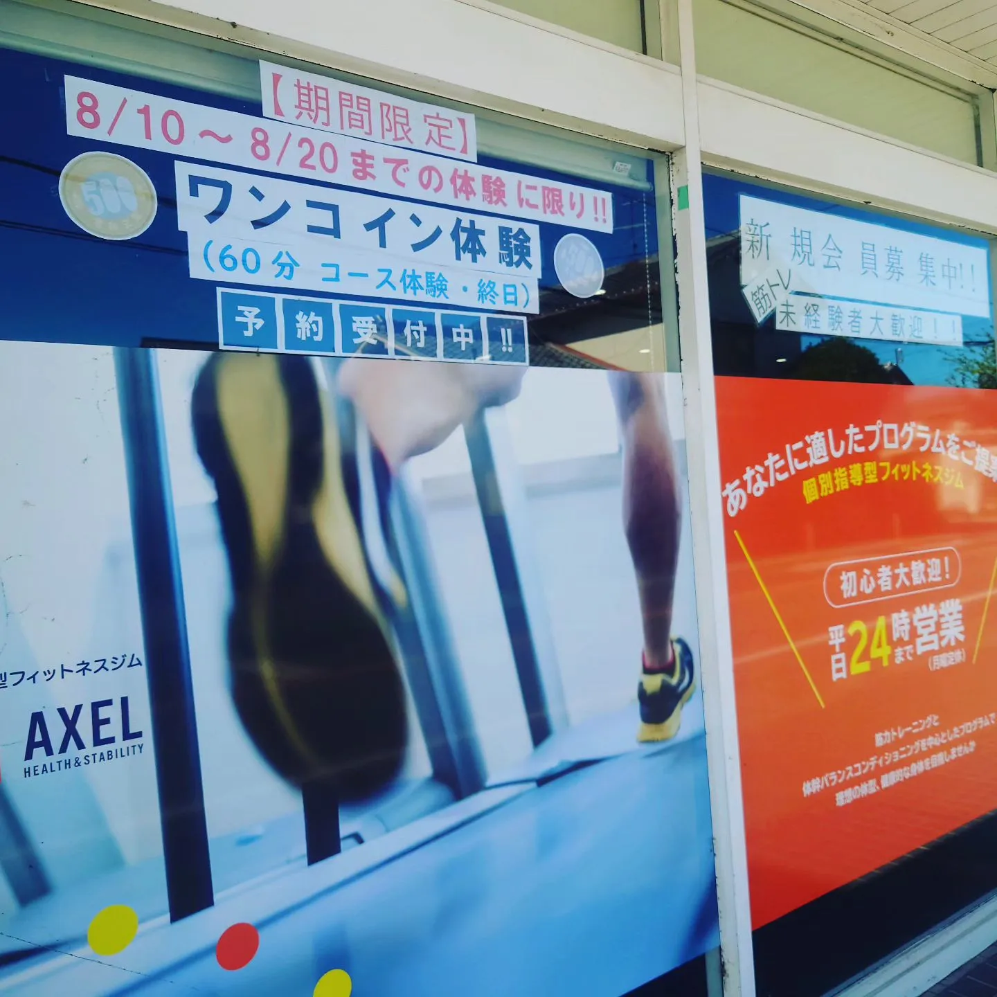 ワンコイン体験実施中！