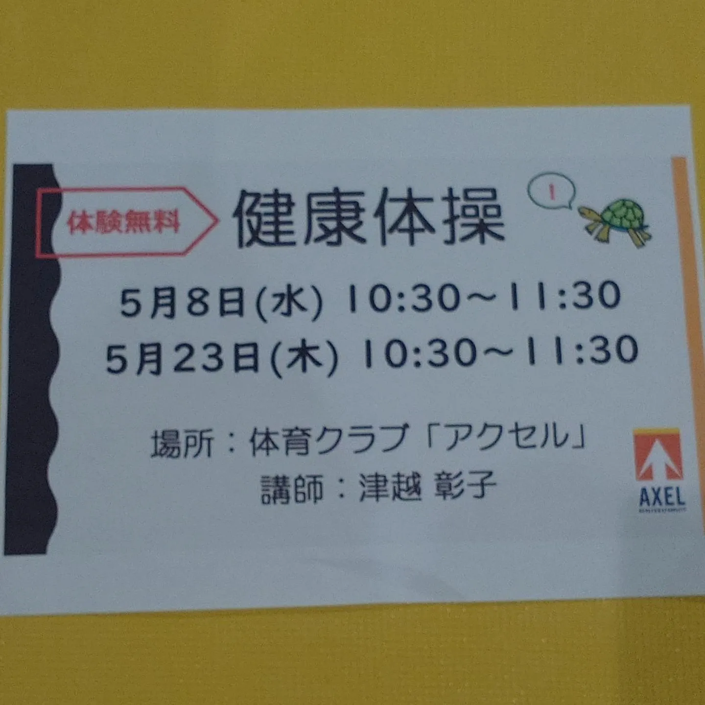 シニア向け健康体操