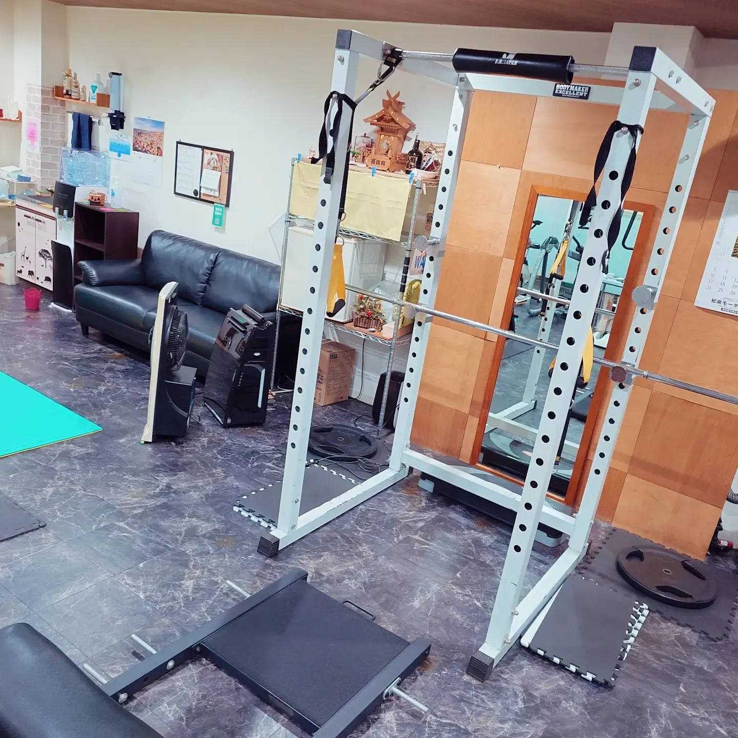 充実のトレーニング設備